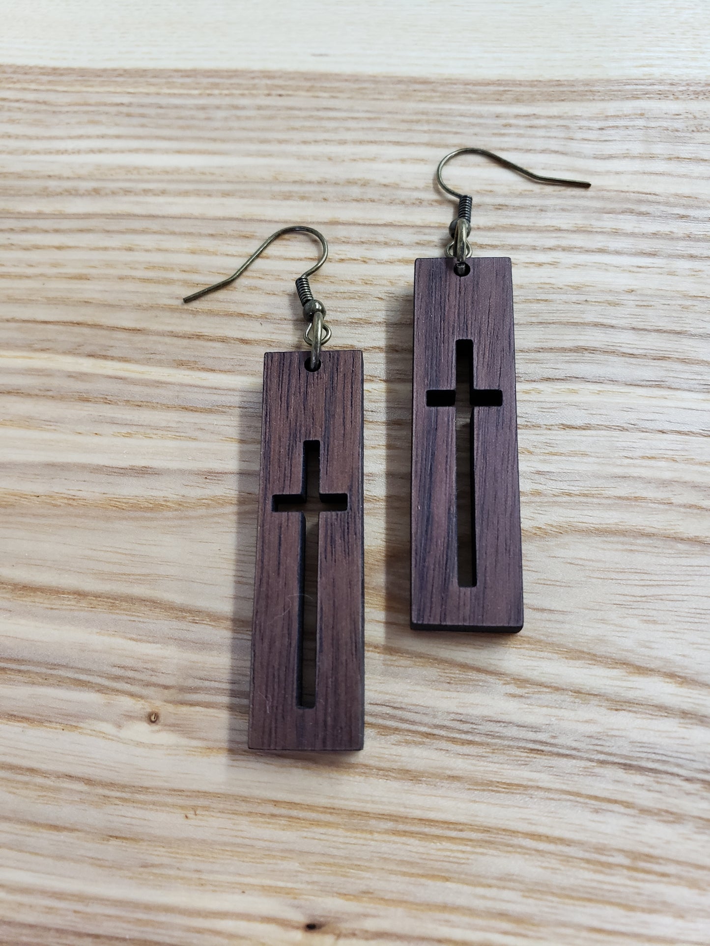 Rememberance Wooden Earrings