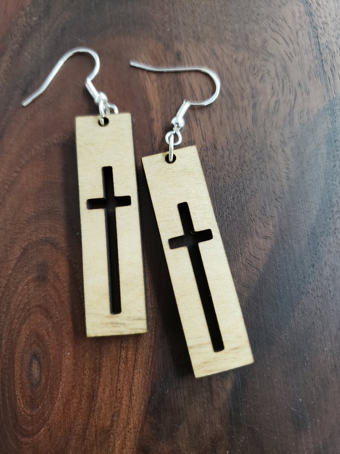 Rememberance Wooden Earrings