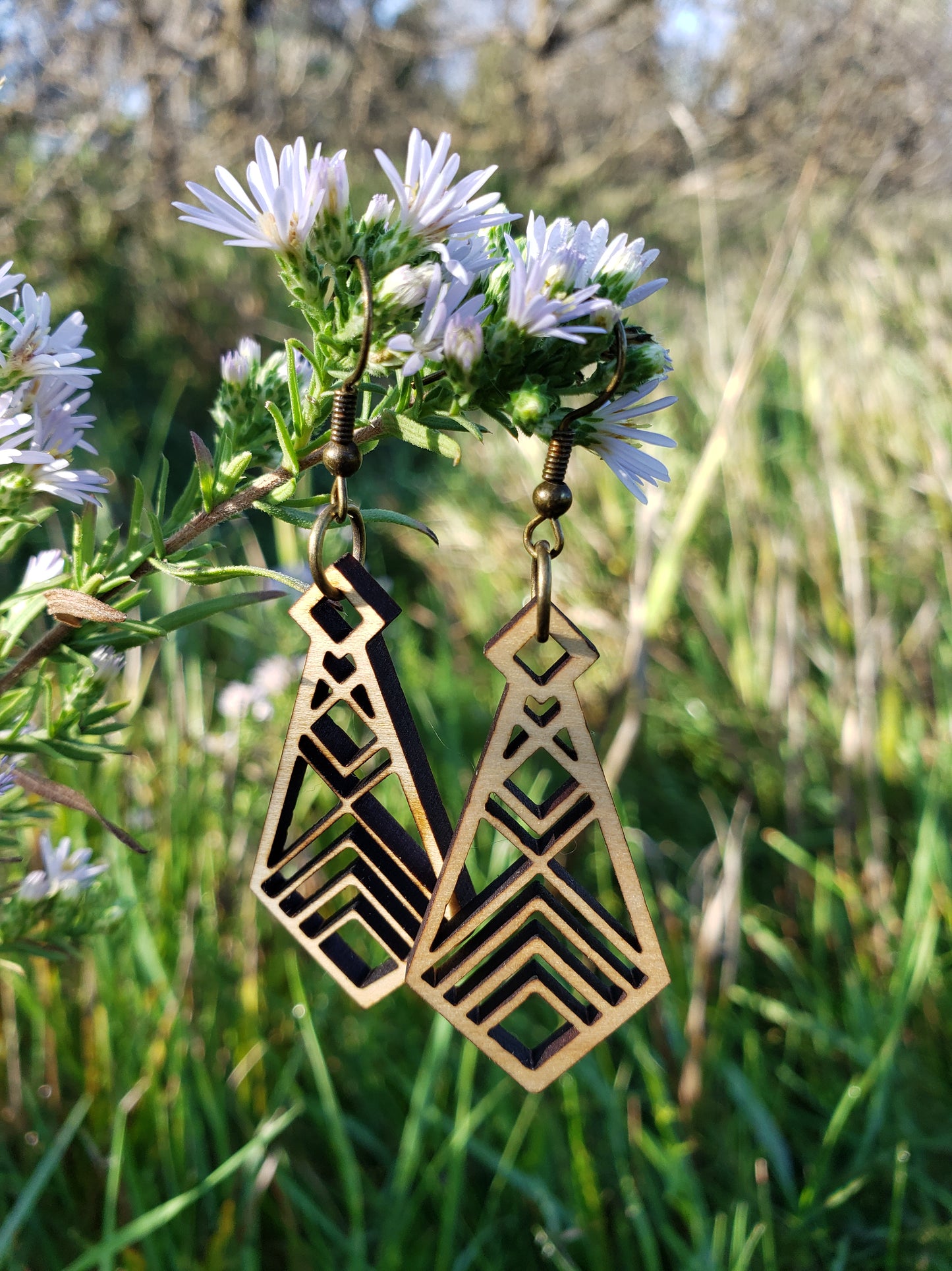 Eiffel Wooden Earrings