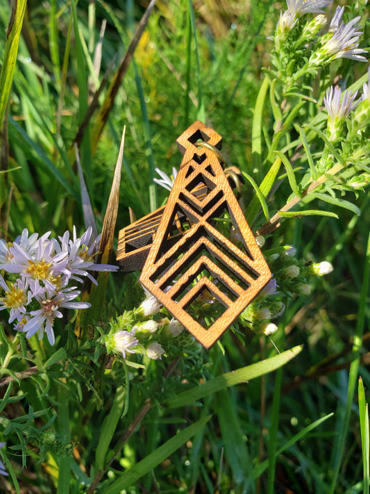 Eiffel Wooden Earrings