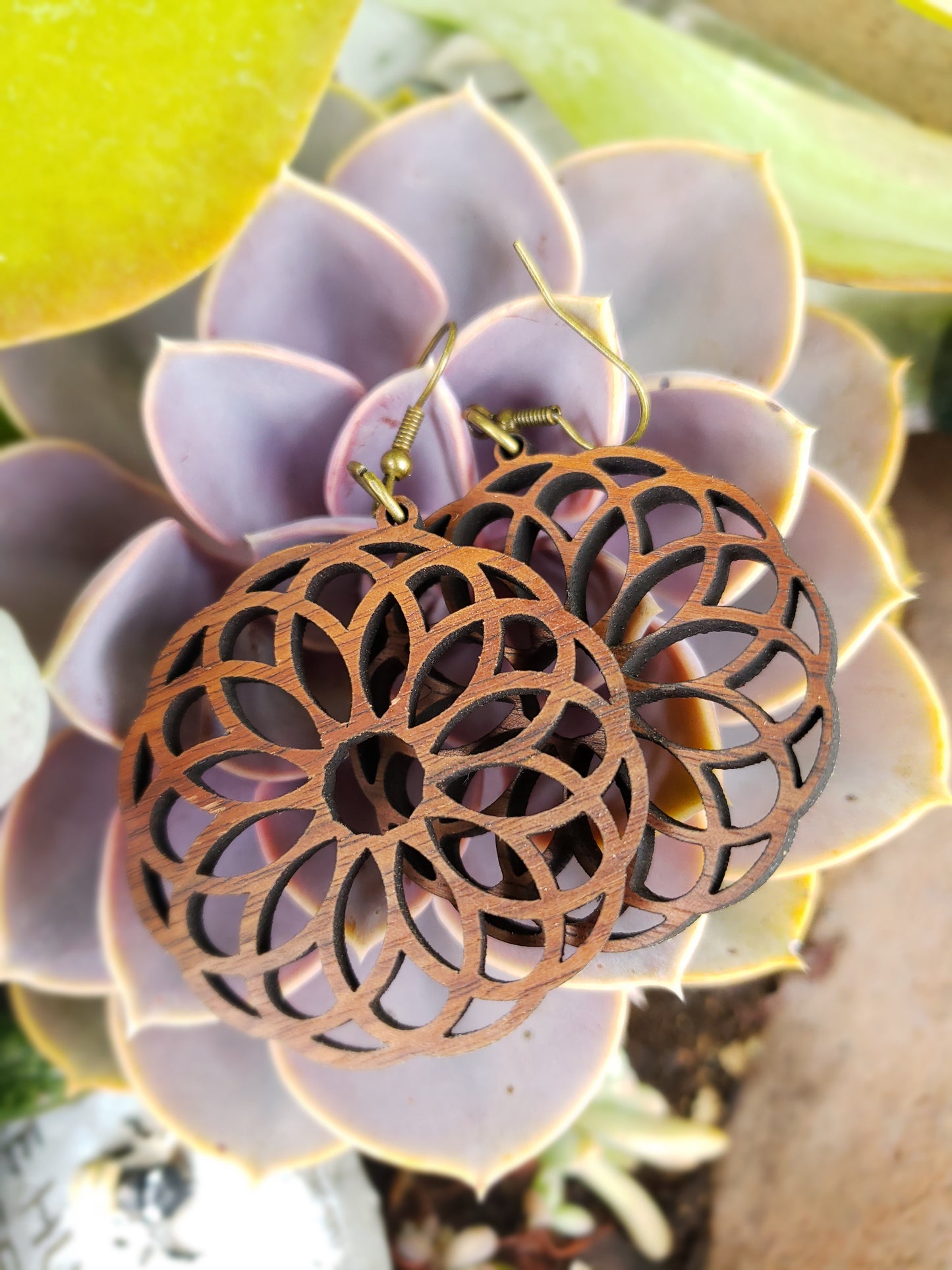 Pizelle Wooden Earrings