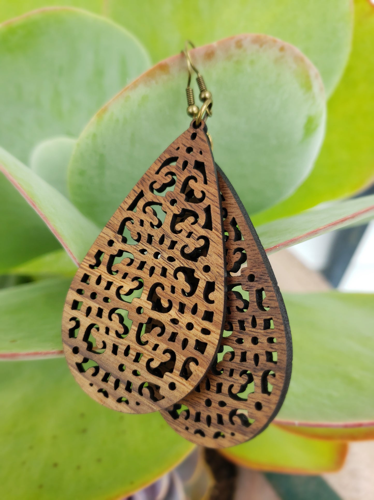 Persia Wooden Earrings