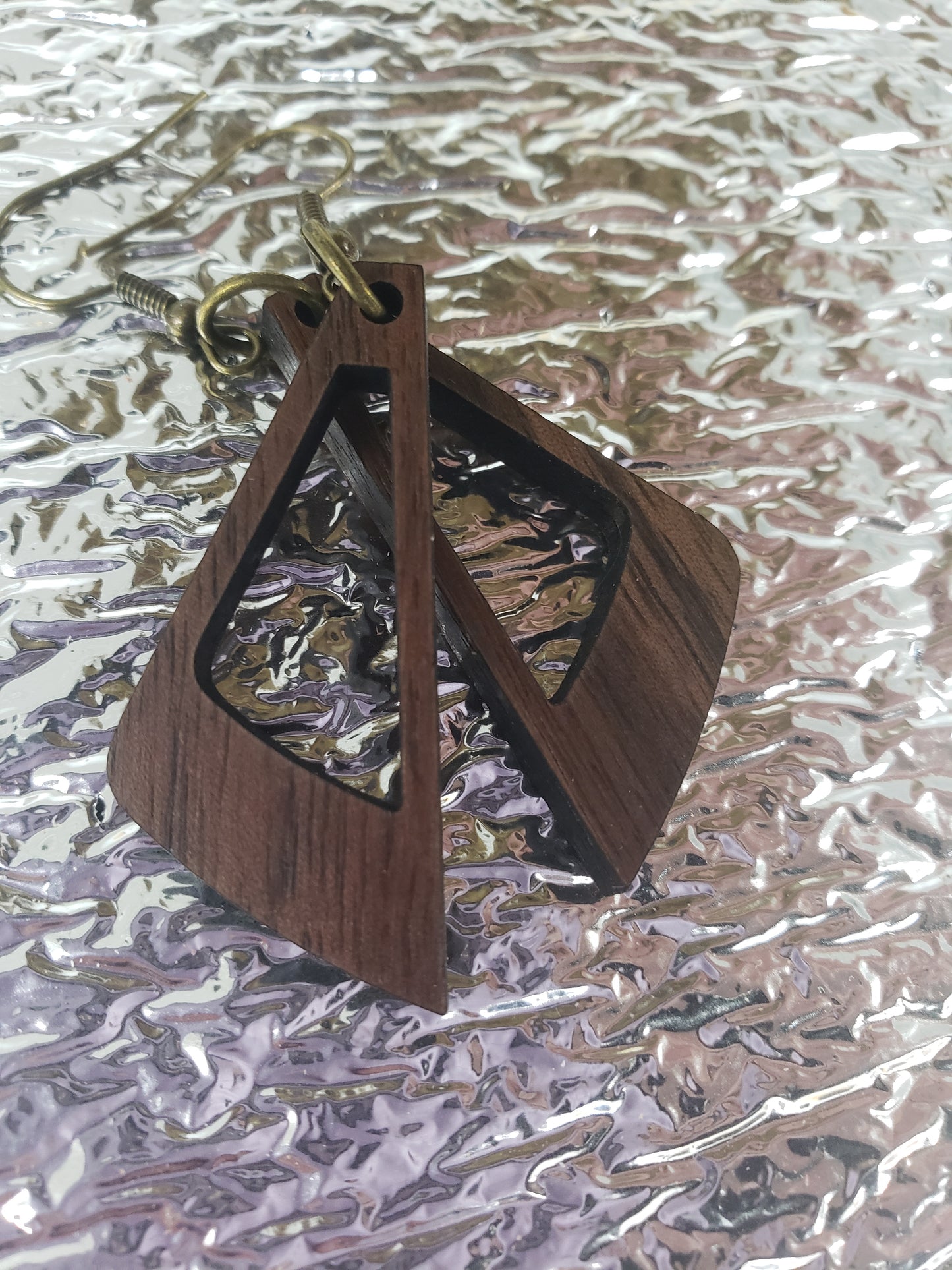 Through the Woods Wooden Earrings