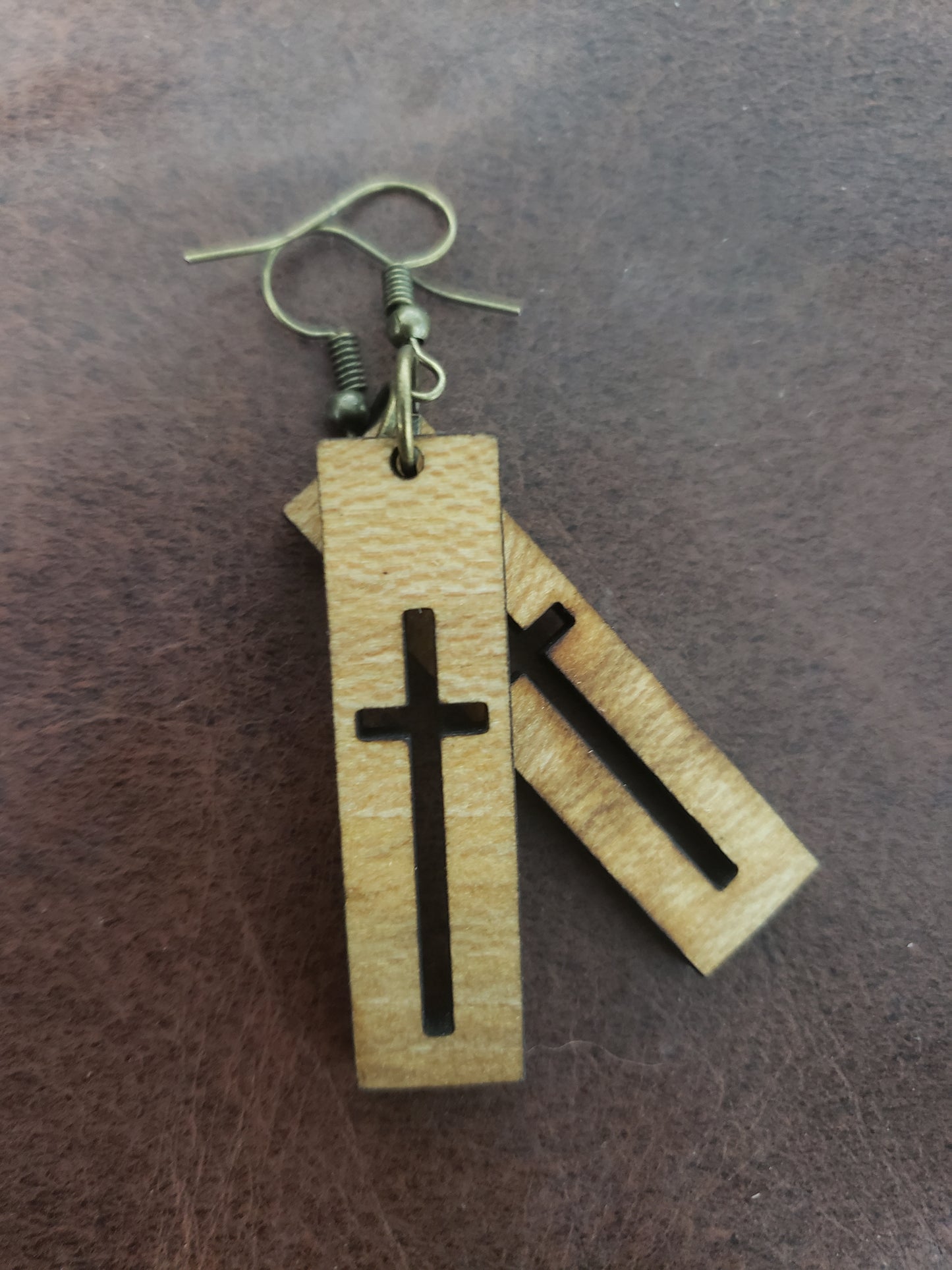 Rememberance Wooden Earrings