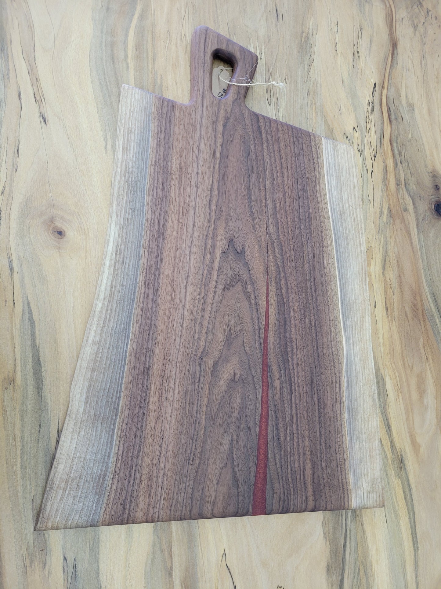 Walnut Copper Epoxy Live Edge Charcuterie Board