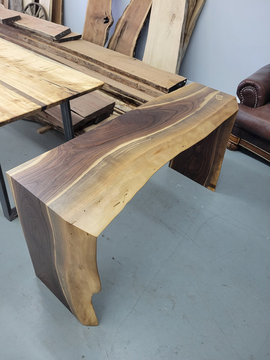 Walnut Waterfall Table