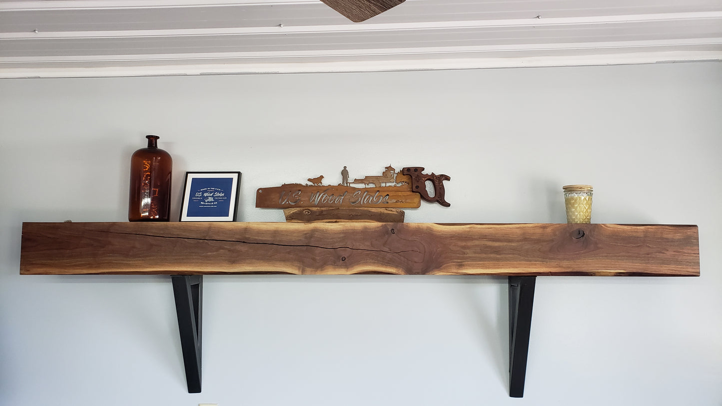 Walnut Mantel