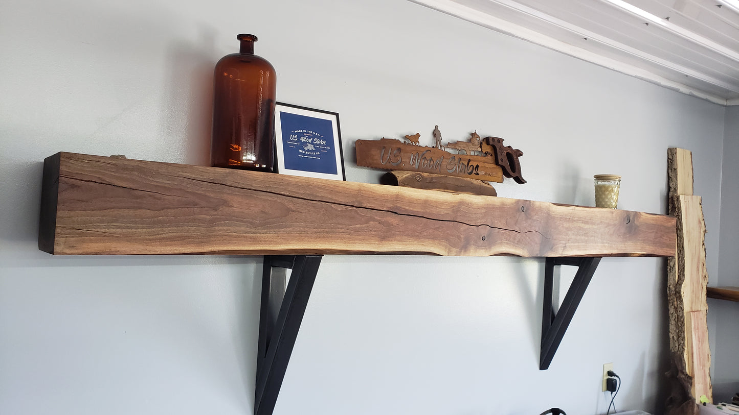 Walnut Mantel