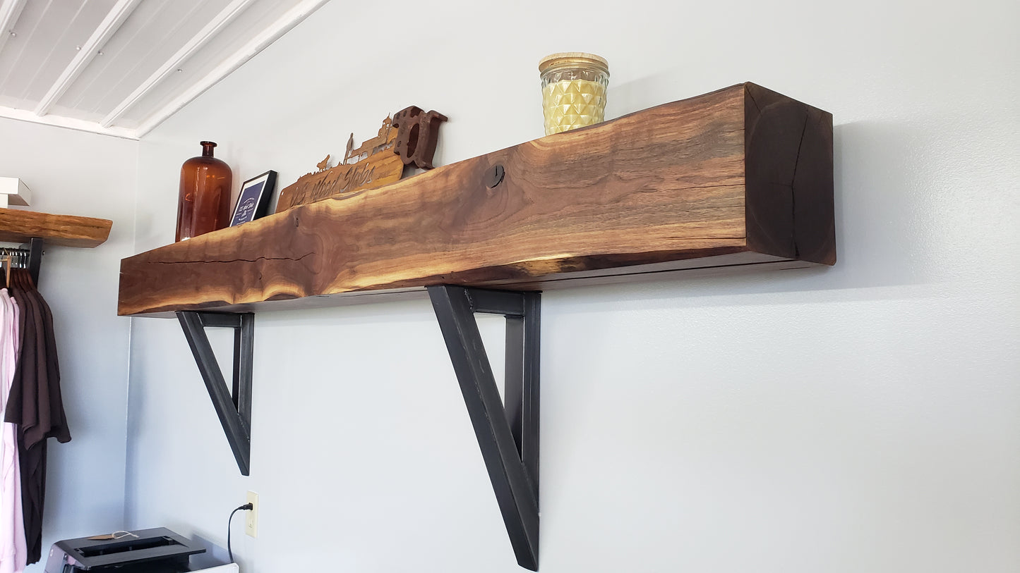 Walnut Mantel